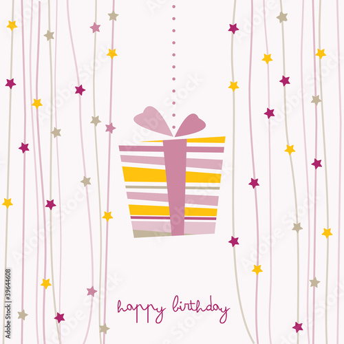 Vector: cute birthday card cute birthday card