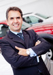 Man buying a car