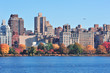 New York City Central Park over lake New York City Central Park over lake
