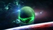 Falling Planet HD Loop with Astroids
