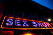 Sexy shop entrance