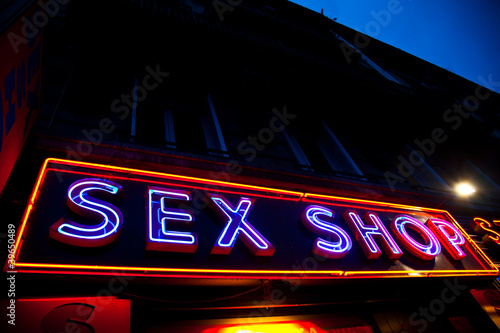 Photo: Sexy shop entrance Sexy shop entrance