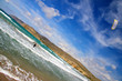 Greece. Rhodes. Prasonisi . A windsurfing resort Greece. Rhodes. Prasonisi . A windsurfing resort