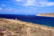 Greece. Rhodes. Prasonisi - the Kiss of two seas