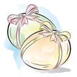 Vector: The color symbol of Easter. Vector illustration The color symbol of Easter. Vector illustration