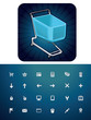e-commerce signs sets - shopping concept