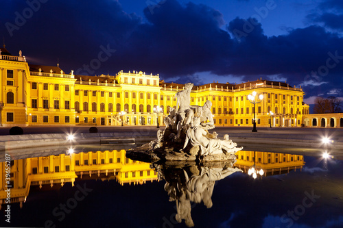 Photo: Wien bei Nacht, Schönbrunn Wien bei Nacht, Schönbrunn