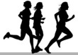 Vector: Womens runniug Womens runniug