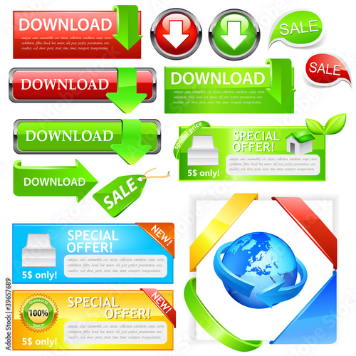 Vector: Sale tags. Vector Sale tags. Vector