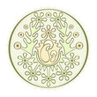 Blessed Virgin Mary with infant Jesus lacing