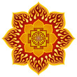 Illustration: Lotus Sri Yantra Design Lotus Sri Yantra Design