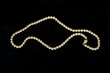 Pearl necklace on black