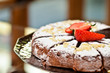 torta sul piatto