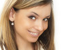 Beautiful smiling woman portrait with amazing eyes Beautiful smiling woman portrait with amazing eyes