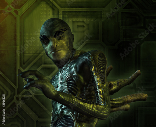 Illustration: Alien Creature Portrait Alien Creature Portrait