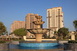 Fountain at The Pearl in Doha, Qatar, Middle East Fountain at The Pearl in Doha, Qatar, Middle East