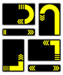 Yellow arrows. Yellow arrows.