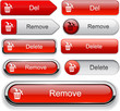 Delete High-detailed Web Butto...