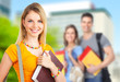 Young student woman.