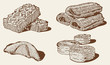 Vector: Bakery set Bakery set