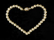 Love shaped pearls