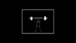 Weight-lifting and javelin throwing (in frame) - rotoscoping