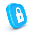 Illustration: Padlock Icon 3d render illustration Padlock Icon 3d render illustration