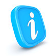Illustration: Info Icon 3d render illustration Info Icon 3d render illustration