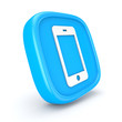 Illustration: Cellphone Icon 3d render illustration Cellphone Icon 3d render illustration