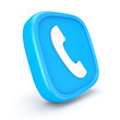 Illustration: Phone icon 3d render illustration Phone icon 3d render illustration