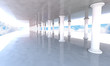 Classical colonnade with arcades and columns Classical colonnade with arcades and columns