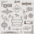 Vector Set: Various Retro Design Elements - High Quality