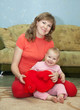 Happy mother with her baby Happy mother with her baby