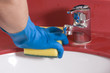 Cleaning Bathroom Sink
