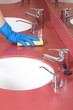 Cleaning Bathroom Sink
