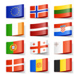 World flags. Europe.