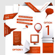 Set of Vector web elements Set of Vector web elements