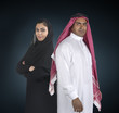 Portrait of a positive manager with his assistant