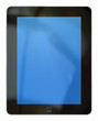Tablet pc on a white background