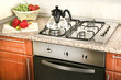 an image of oven in  Modern Kitchen