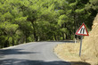 an image of road sign and road