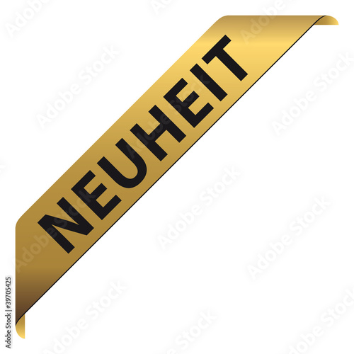 Illustration: Neuheit, Banderole Neuheit, Banderole