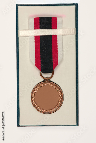 Photo: Blank medal Blank medal