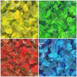 Leaves, painted on canvas Leaves, painted on canvas