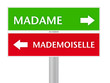 madame - mademoiselle madame - mademoiselle