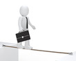 businessman to balance