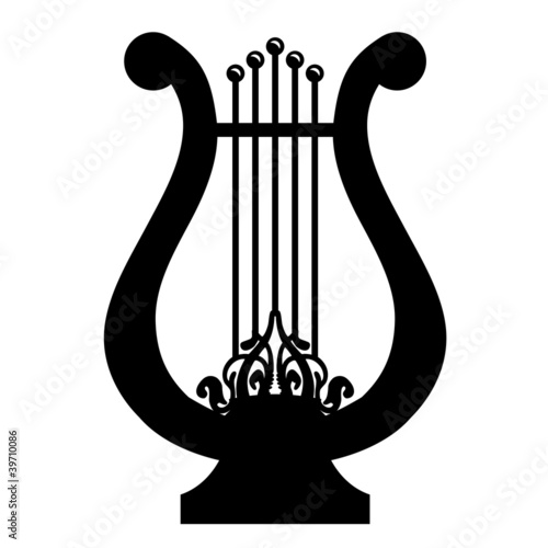 Vector: Vector illustration of lyre Vector illustration of lyre