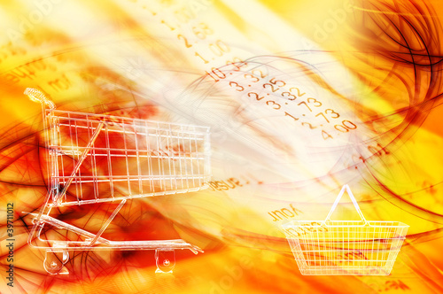 Photo: digital shopping backdrop digital shopping backdrop