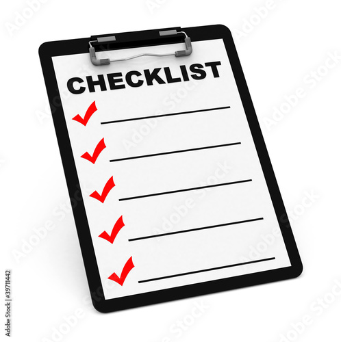 Illustration: CHECKLIST CHECKLIST