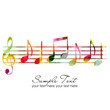 colorful music background
